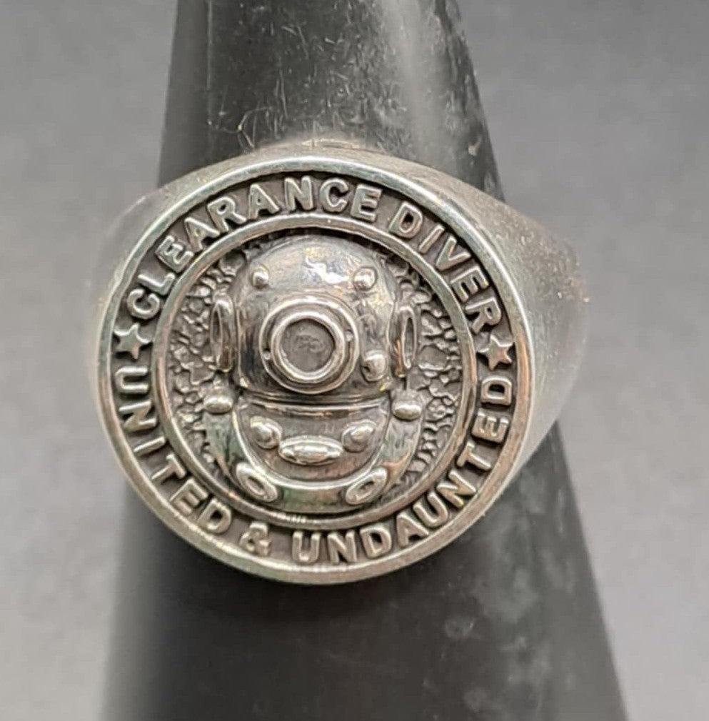 RAN Clearance Diver Sterling Silver Ring