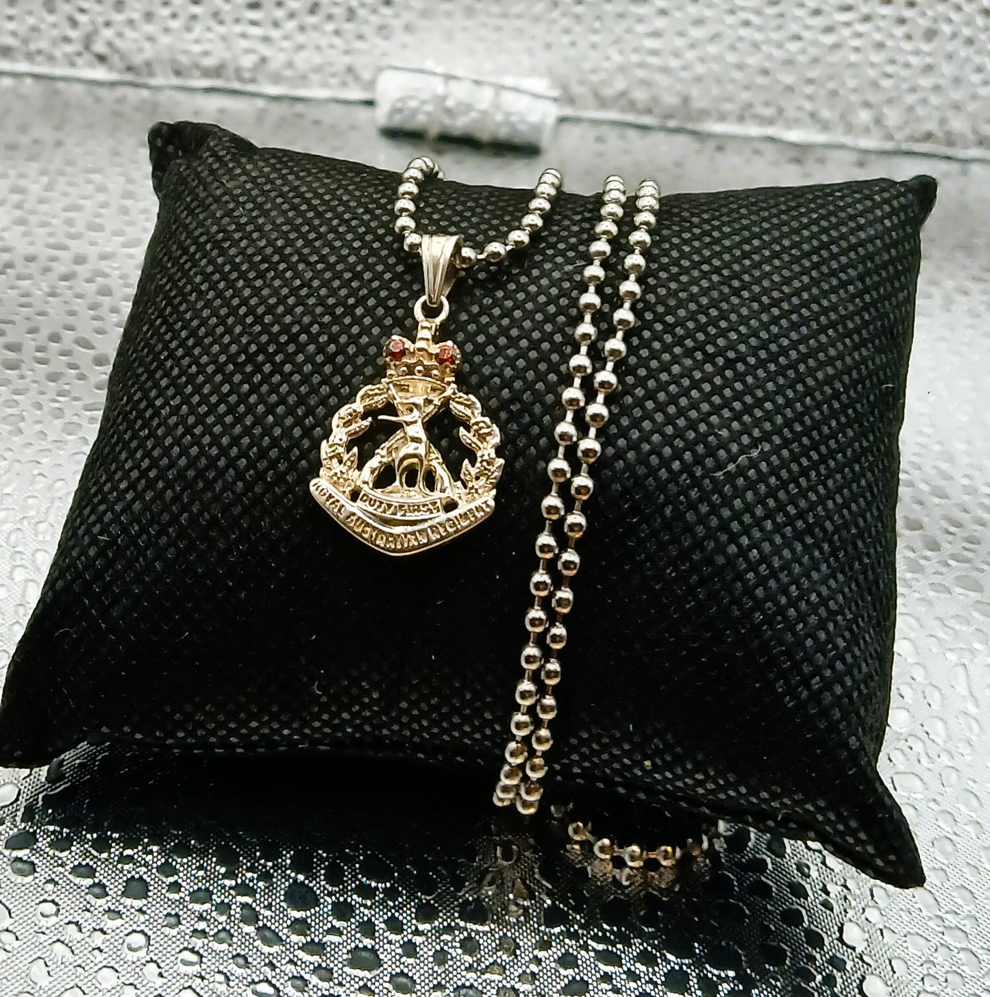 Royal Australian Army Regiment Skippy Pendant Silver