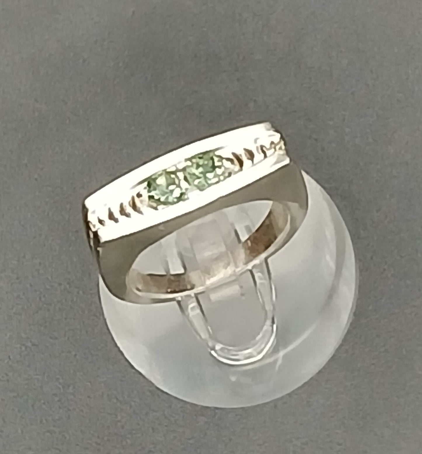 Custom Design Hand Crafted Sapphire Ring for immediate Sale REDUCED $40