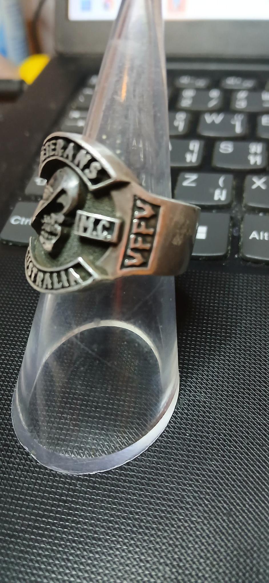 VFFV / VMC Members Ring Includes Registered Post ($250) LED Ring Box