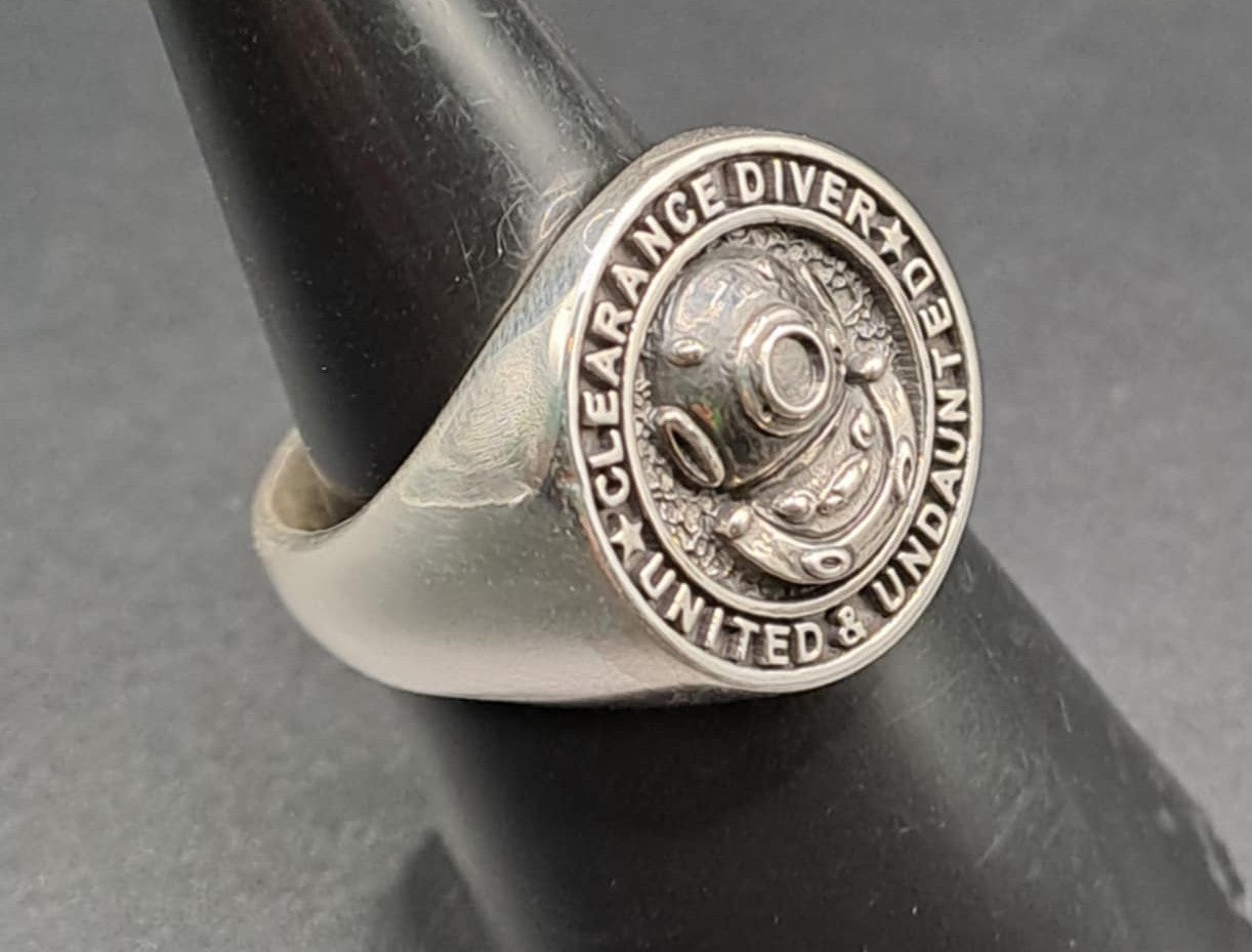 RAN Clearance Diver Sterling Silver Ring