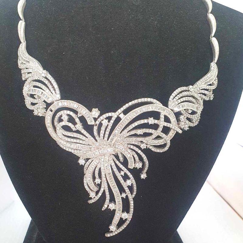 Stunning CZ Choker Style Necklace