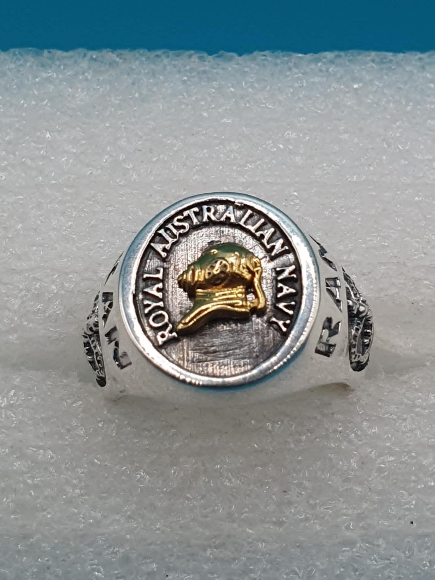 RAN Clearance Diver Black Oxidized Ring