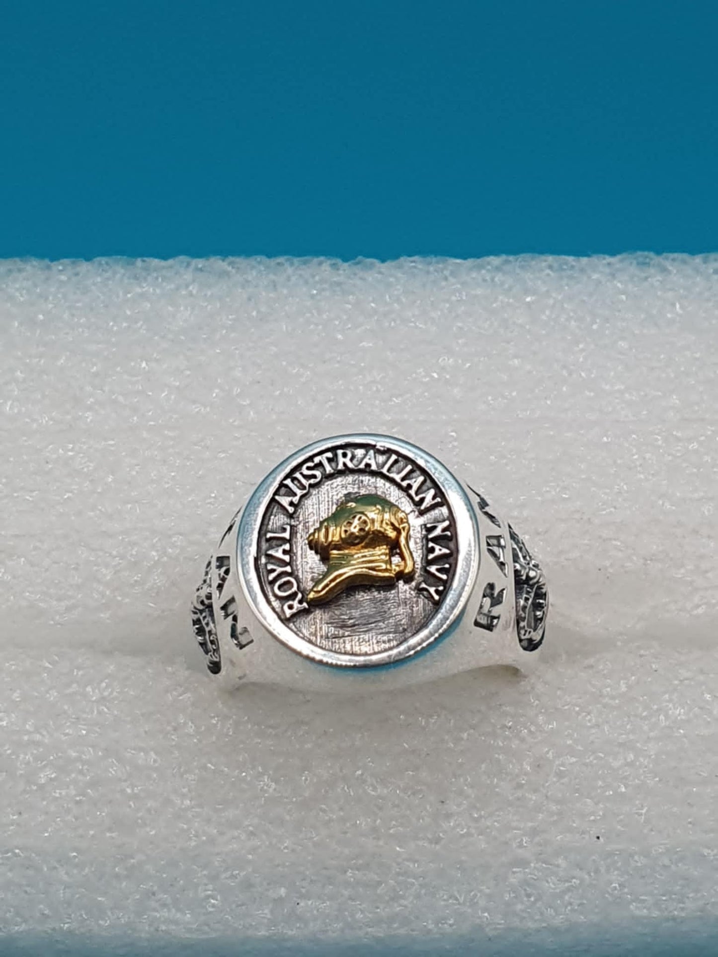 RAN Clearance Diver Black Oxidized Ring