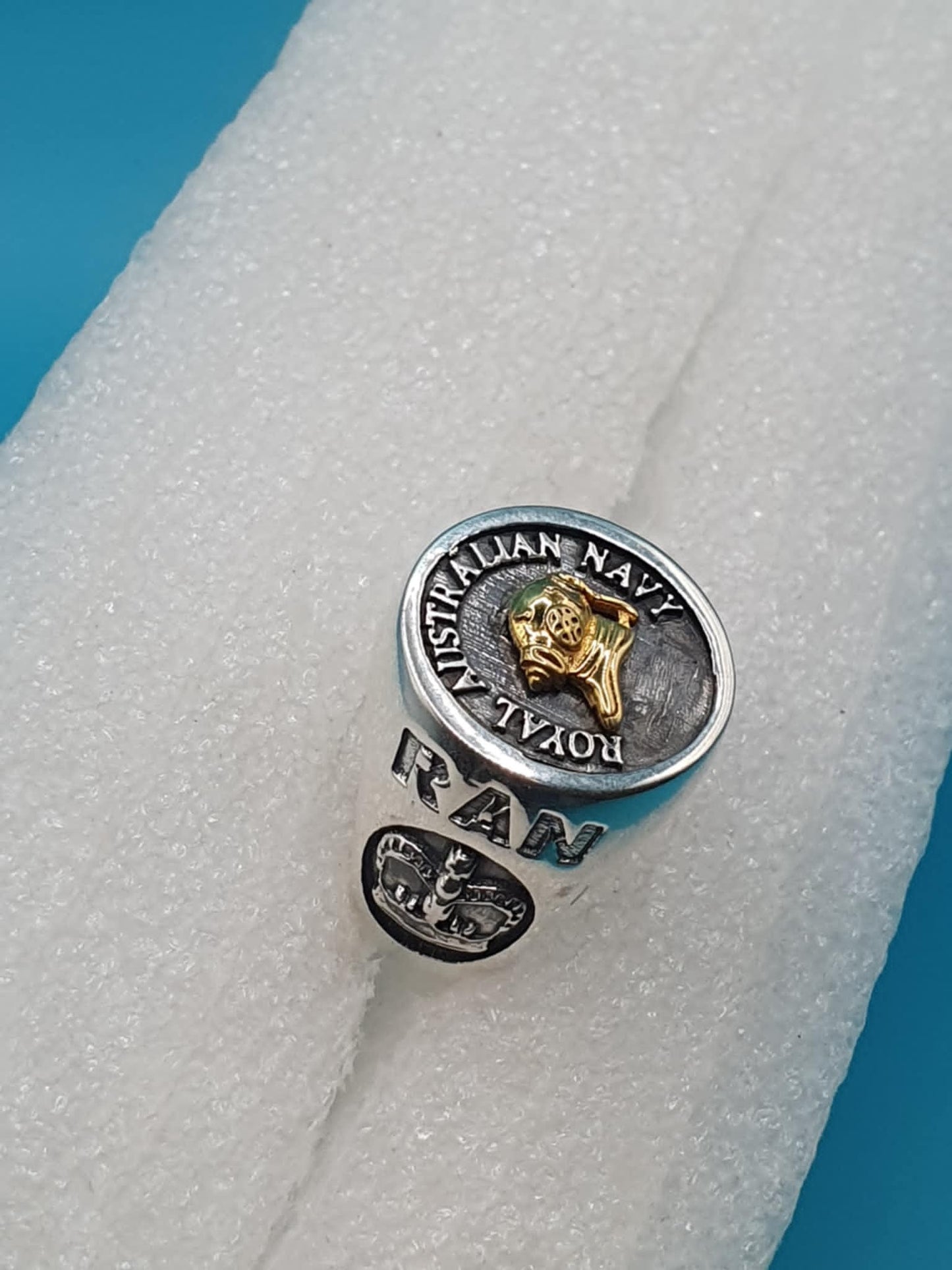 RAN Clearance Diver Black Oxidized Ring