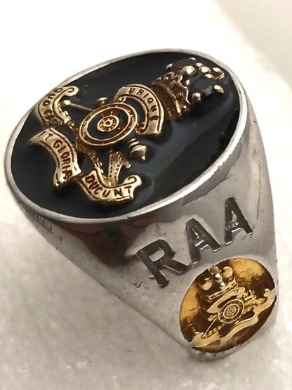Royal Australian Artillery Sterling Silver Ring