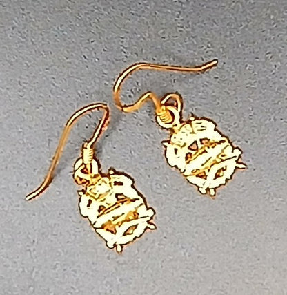 1st Armoured Regiment Earring Pair