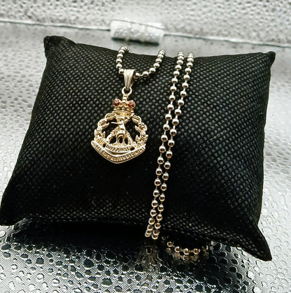 Royal Australian Army Regiment Skippy Pendant Silver