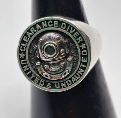 RAN Clearance Diver Sterling Silver Ring