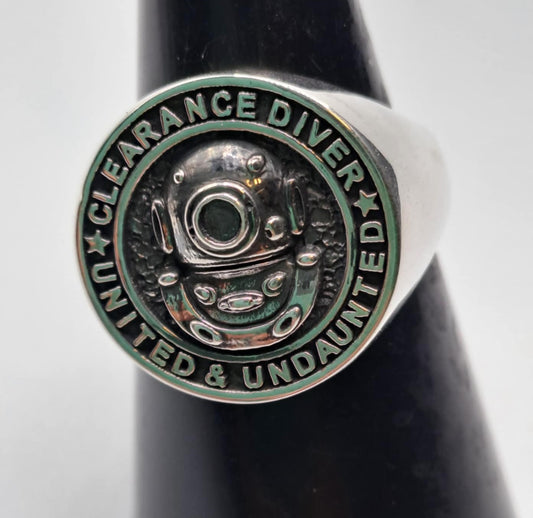 RAN Clearance Diver Sterling Silver Ring