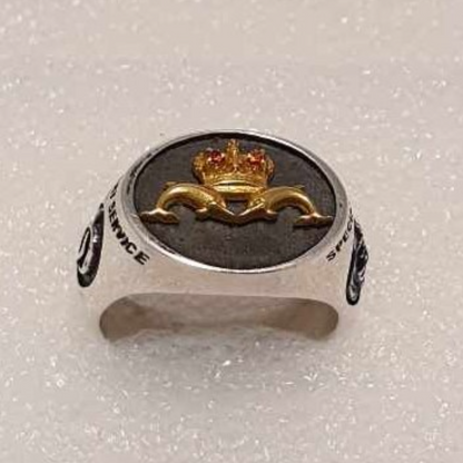RAN Submariners Sterling Silver Signet Ring