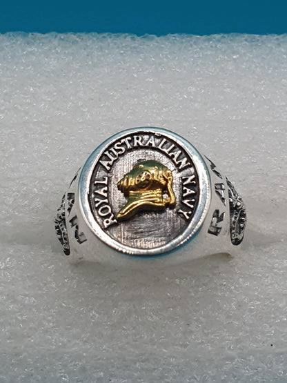 RAN Clearance Diver Black Oxidized Ring